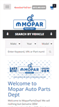 Mobile Screenshot of moparpartsdept.com